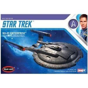 Star Trek NX01 Enterprise (Snap) 2T Polar Lights Model Kit  COLLECTIBLES